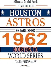 Houston Astros 2022 World Series Poster - Baseball 11x14 Prints - Astros Memorabilia Fan Art