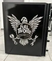 BRAND NEW!! FULL THROTTLE ENERGY DRINK ELECTRIC DORM COOLER. HOLDS UPTO 12 CANS.
