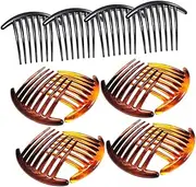 WOONEKY 12Pcs Women Hair Combs Tooth Hair Side Combs for Parties Weddings and Everyday Wear Lightweight and Durable Design