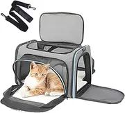 Backpack Carrier for Dogs - Soft Dog Crate, Foldable Mesh Pet Carrier | Pet Camping Bag, Waterproof Dog Travel Backpack, Portable Pet Carrier for Biking, Car, Travel, Breathable Cat Bags for Camping