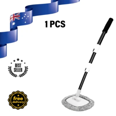 Telescopic Adjustable Car Wash Mop Brush Kit Long Handle Vehicle Cleaning Tool