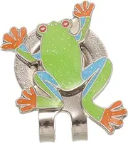 SAFIGLE Cute Frog Shape Golf Hat Clip Portable Magnetic Golf Marker Design
