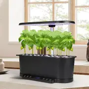 Lambu Hydroponics Growing System 15 Pots Indoor Garden with LED Grow Light, APP