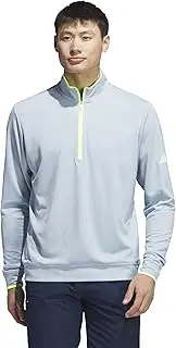[adidas] Men's Quarter Zip Golf Pullover
