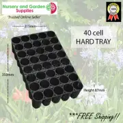 40 cell Propagation Tray - Hard Plastic reusable - Seedling plugs Natives