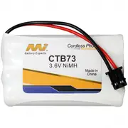 MI CTB73-BP1 NiMH 3.6V Cordless Telephone Battery suitable for Uniden