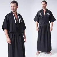 在飛比找樂天市場購物網優惠-日本和服服裝正裝和服男士浴衣cos服裝武士服和服日本傳統武士
