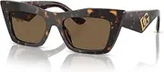 [Dolce & Gabbana] Dolce&Gabbana 0DG4435 53 502/73 Sunglasses, Unisex-Adult, Multicoloured (Multicoloured), One Size