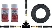 Hydraulic Oil Party Brake Parts 5 M Professional Connector with 2 Mineral Oil Hydraulic Brake Hose Kit of 3