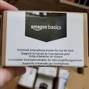 Amazon Basics Universal Smartphone Holder for Car Air Vent - NEW