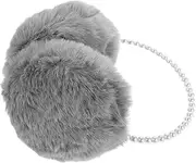 [Baluue] Winter Ear Muffs for Women Fluffy Faux Fur Ear Warmers Stylish Cold Weather Protection Comfortable for Outdoor Activities