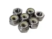 Nylon Insert Nuts 1/4-20 - 6ct