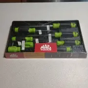 Mac Tools Eight Piece Soft Grip Screwdriver Set Green In Color ￼ SDB8DG – S