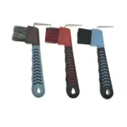 Anti-Slip, Soft Grip, Hoof pick with Brush