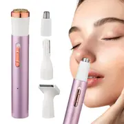 Nose and Ear Hair Trimmer for Women Men Painless Facial and Eyebrow Hair Remover