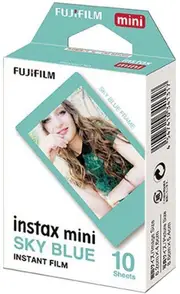 Fujifilm Instax Mini - Sky Blue Frame Instant Film (10 Sheets)