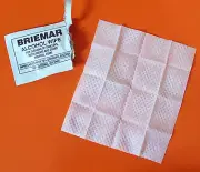 1000 x LARGE 70% ISOPROPYL ALCOHOL WIPES SKIN CLEANSING SWAB SANITISER RUBBING