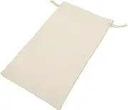 ULTECHNOVO Cotton Dust Bag Heavy Duty Drawstring Closure Storage Bag for Flour Rice Samples
