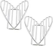 UTHCLO 2pcs Stainless Steel Taco Holder Stand Compact and Burrito Rack for Kitchen Stable Design for Tacos and Tortillas Easy to Clean and Store