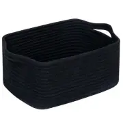 CubesLand Cube Storage Organizer Basket Bin, Shelf Shelves Cotton Black