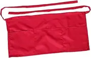 [Ipetboom] Short Server Apron With Two Pockets Chef And Waiter Apron For Cooking Serving Dishwashing Grilling