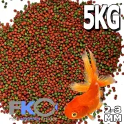 FKC Premium Bulk Goldfish Koi Tropical Floating Pond Fish Food Pellet 2-3mm 5Kg