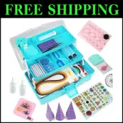 Deluxe 840 Strips Quilling Paper Kit with Comprehensive Tools & Organizer