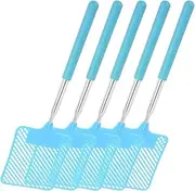 Fly Swatter - Fly Killerr | Portable 30 Inch Reach Tool | Fly Swatter Electric | Iinsect Zapper | Heavy Duty Telescopic | Handheld Outdoor Racket for Living Room, Bedroom