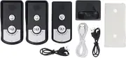 Voice Intercom Doorbell, 410-490MHz Wireless Entry System, IP54 Waterproof Door Communication Kit for Home and Office