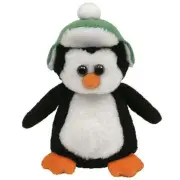 TY Holiday Baby - TOBOGGAN the Penguin (2011 version - green hat) (4 inch) MWMTs
