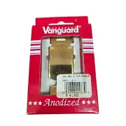 Vintage Vanguard V-21 Female Belt Buckle Tip 24K Plated Brass Navy USMC Army NOS