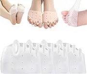 Hyggear Silicone Toe Separator, Hyggear Toe Separator, Hyggear Silicone Toe Separators for Women, Hyggear Pedicure Toe Separators for Women, for Toe Overlapping Hammertoe Yoga Practice (C)