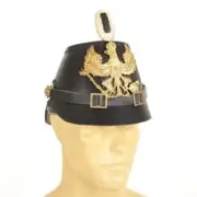 Prussian German Enlisted Shako Leather Helmet Gift for Officer