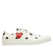 [COMME des GARCONS PLAY CONVERSE] Converse 圓點紅心低筒鞋