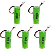 HOUYIBO 5PCS CR17450 3.0V 2500mAh Backup Power Supplies with 2.54 White Plug Non-Rechargeable Lithium Battery for PLC Memory Backup Power Supply