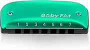 [KONGSHENG] BabyFat 7 Hole Blues Mini Harmonica Set,Diatonic Harmonica with free lanyards,Gifts for Kids and Beginners,Easy-playing Musical Instrument(F Key）