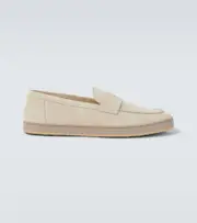 [Brunello Cucinelli] Brunello Cucinelli Suede penny loafers AU 9 beige