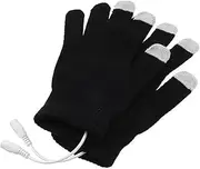 [GAROZATION] Powerbank Compatible Heated Gloves Winter Outdoor Mittens Touch Screen Gloves