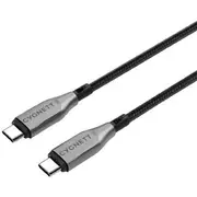 Cygnett Armoured USB-C to USB-C Cable 3m Black