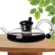 Glass Tea Pot, Heat Resistant Tea Pot, Tea Infuser Pot, Loose Tea Maker, Multifunctional Beverage Kettle, Tea Brewing Pot, Glass Water Pot, Hot Water Tea Maker, Coffee and Tea Pot