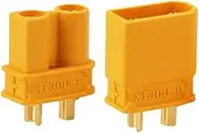 for Amass 10 x XT30 XT30U XT60 XT60H XT90 Bullet Connectors Plug for RC Quadcopter FPV Racing Drone Lipo Battery(Amass XT30U 5 Pairs)
