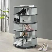 Kings Brand Furniture - 5-Tier Rotating Revolving Lazy Susan Shoe Rack, Green