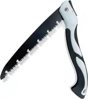Folding Pruning Saw - Portable Stainless Steel Saw with 7.5-Inch SK5 Blade, Ergo