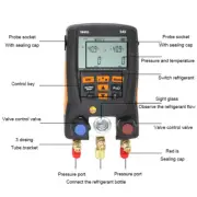 549 Digital Manifold Gauge Meter LCD Digital Manometer Air Conditioning Tools