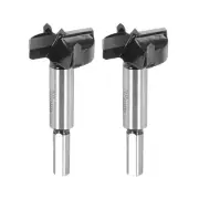 2pcs Forstner Drill Bit 38mm (1-1/2") K30/C1 Carbide Wood Hinge Hole Opener