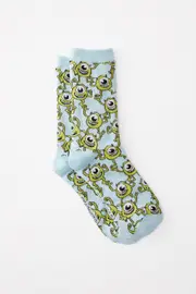 [Typo] Typo - Monsters, Inc. Crew Sock M/L - Lcn dis monsters inc ydg SOLID LCN DIS MONSTERS INC YDG