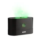 Electric Aromatherapy Air Humidifier Oil Diffuser 7 Colors Flame Light