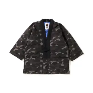 A bathing ape bape 黑迷彩 浴衣 浴衣外套