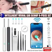 Wireless WiFi HD Spoon Cleaner Otoscope Endoscope Ear Wax Remover Camera Kit SW