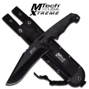 MTech USA Xtreme MX-8122BK Black 11.5" Tactical Knife MOLLE Sheath Hunting Camp